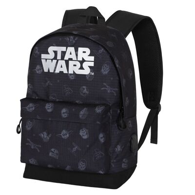 Star Wars Space-HS Silver Backpack, Black