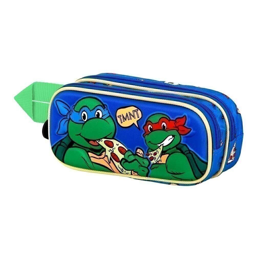 Trousse à crayons 3D Mates-Double Tortues Ninja, vert