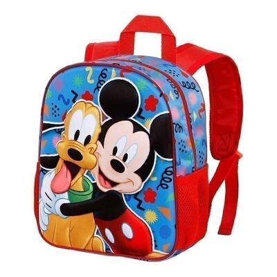 Disney Mickey Mouse Mates-Kleiner 3D-Rucksack, Blau