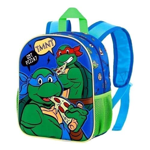 Tortugas Ninja Mates-Mochila 3D Pequeña, Verde