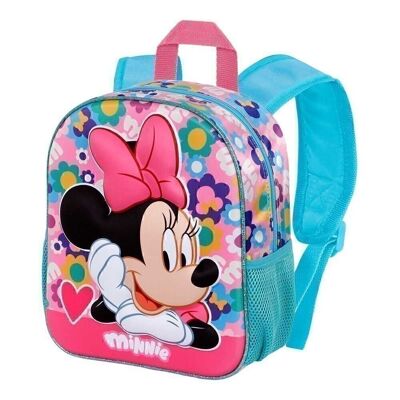 Disney Minnie Mouse Heart-Small 3D Backpack, Pink