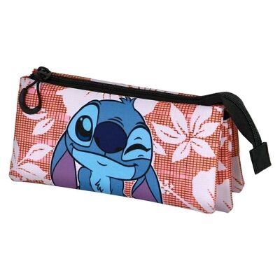 Disney Lilo and Stitch Maui-Triple FAN 2 Pencil Case.0, Pink