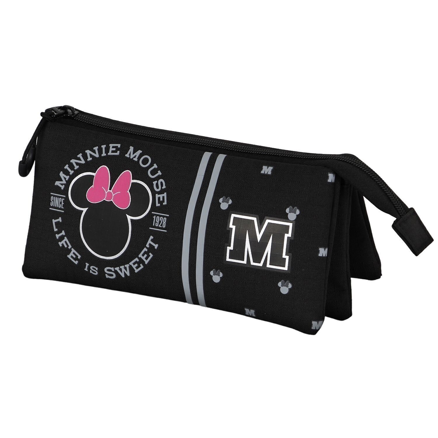 Disney Minnie Mouse Symbol-HS Astuccio argentato, nero