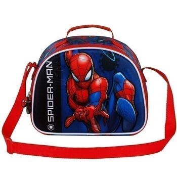Marvel Spiderman Speed-3D Sac à déjeuner Rouge 2