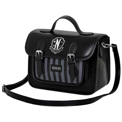 Miércoles Original-Bolso-Mochila Satchel, Negro