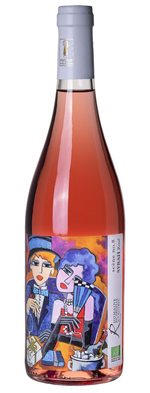 Vin Biodynamique Rosé - Syrah Rosé Scène n°8 2023