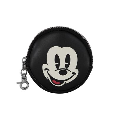 Disney Mickey Mouse Face-Cookie Purse, Black