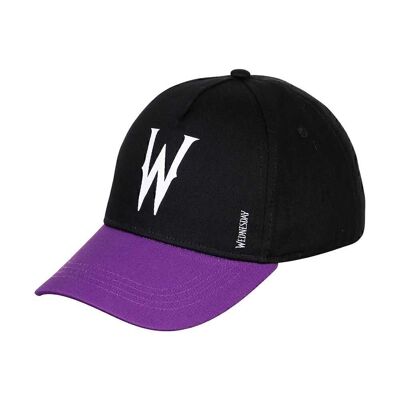 Wednesday W-Children's Cap, Black