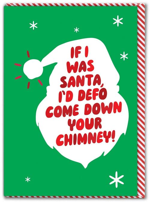 Rude Christmas Card - If I Was Santa