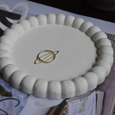 Decorative tray BUBBLE / jewelry tray / perfect gift - candle plate