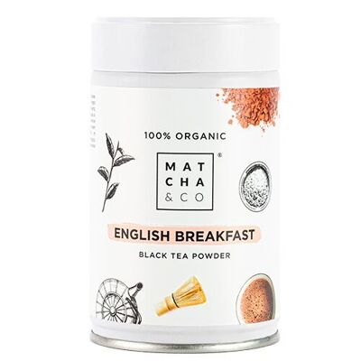 Englischer Frühstücks-Matcha-Tee