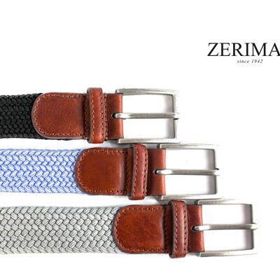 Zerimar Cintura hombre elastica trenzado