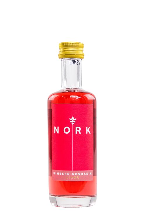 NORK Himbeer Rosmarin Likör Mini  5cl