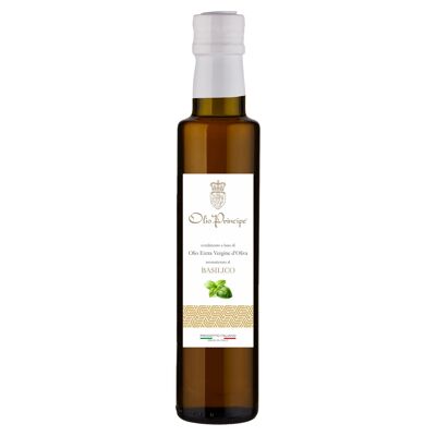 Olio Extravergine di oliva - Aromatizzato al Basilico
