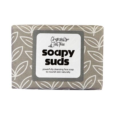 Barra facial de árbol de té de carbón Soapy Suds