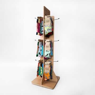 Spinning 84 Sock Counter Display Unit | POS