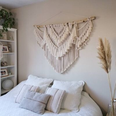 Large macramé wall hanging “FLAÏA”