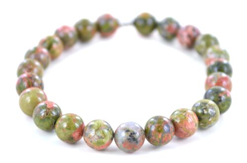 Bracelet en pierre naturelle unakite