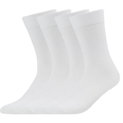 green-goose Calcetines De Bambú Hombre | 4 pares | Blanco