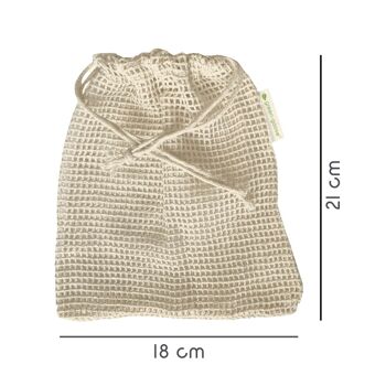 sac à linge en coton biologique green-goose | 6 morceaux 2