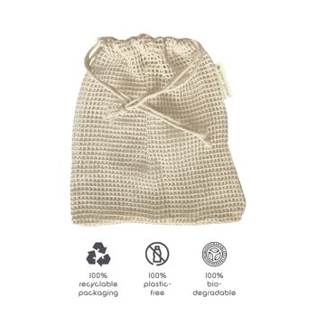 sac à linge en coton biologique green-goose | 6 morceaux 3