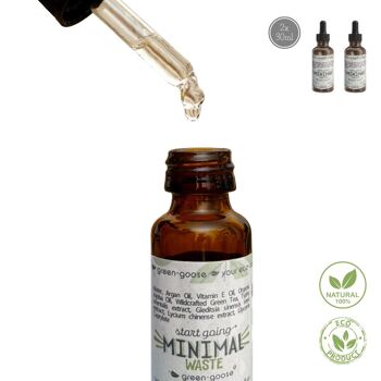 huile de rasage naturelle green-goose | 2x30ml 1