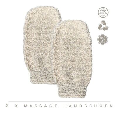 green-goose Ramie Scrubhandschoen | 2 Stuks