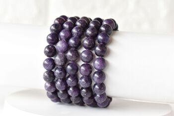 Lepidolite Bracelet, Crystal Bracelet (Emotional Understanding and Generosity 13