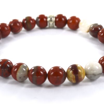 Red jasper natural stone bracelet