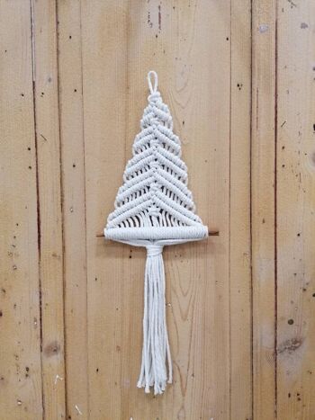 Sapin décoratif en macramé pour Noël "TREE" 1