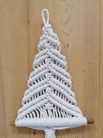 Sapin décoratif en macramé pour Noël "TREE" 4