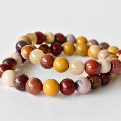 Mookaite Bracelet, Crystal Bracelet (Leadership and Longevity)