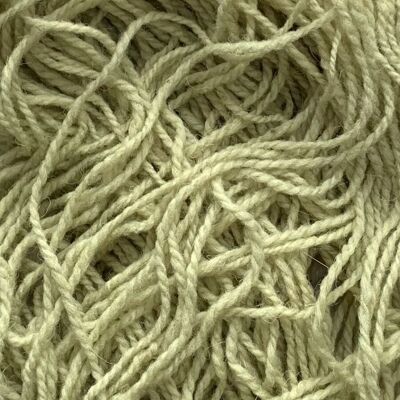 Green Organic Wool Yarn