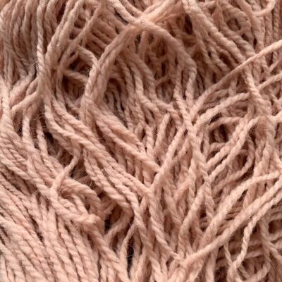 Peach Organic Wool Yarn