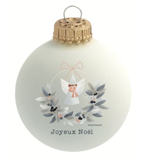 Boule de Noël Ange par Atelier Oranger®