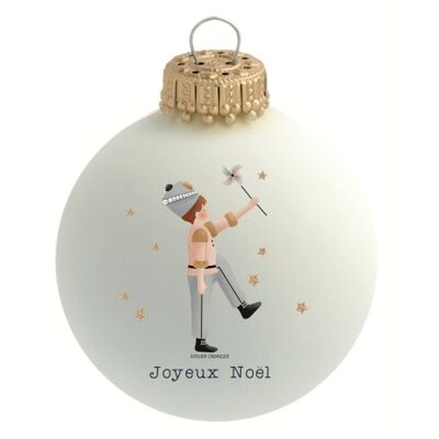 Personalisierte Nussknacker-Weihnachtskugel von Atelier Oranger®