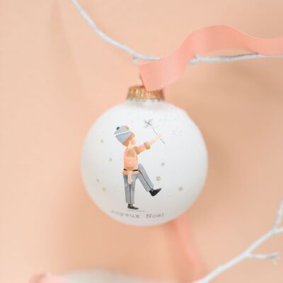 Boule de Noël Casse-Noisette par Atelier Oranger® - en verre