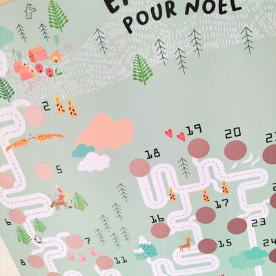 Rubbel-Adventskalender und Poster