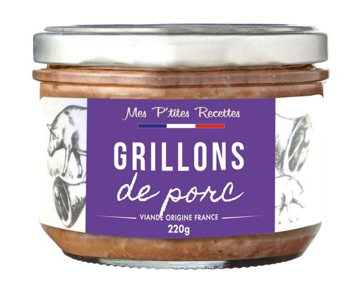 Grillons de porc 220G