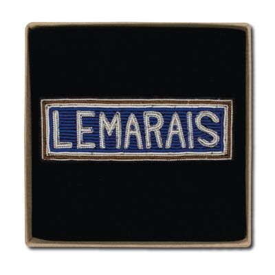 Le Marais Brooch - Brown