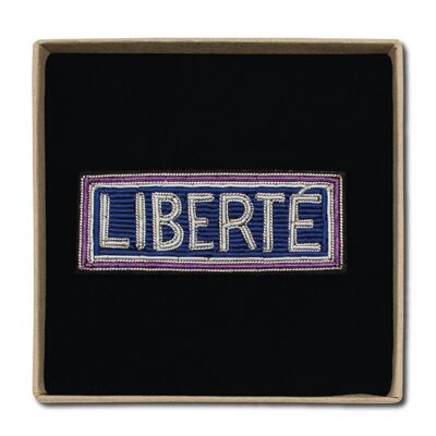 Liberty-Brosche – Rosa