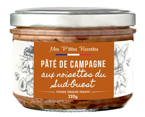 Pâté de campagne aux noisettes du Sud-Ouest