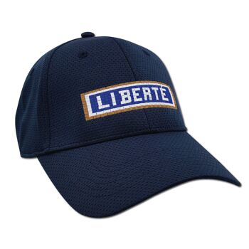 Casquette brodée Liberté - Navy 1