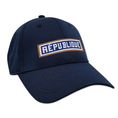 République embroidered cap - Navy