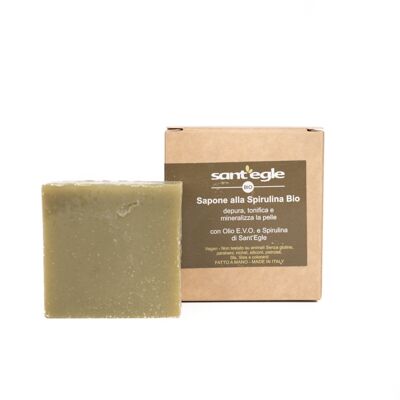 Organic Spirulina Soap, 100 g (Pack of 6 pieces)