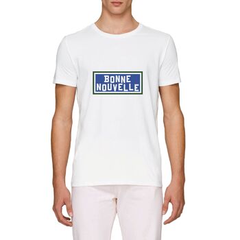 T-shirt imprimé Bonne Nouvelle - Blanc 2