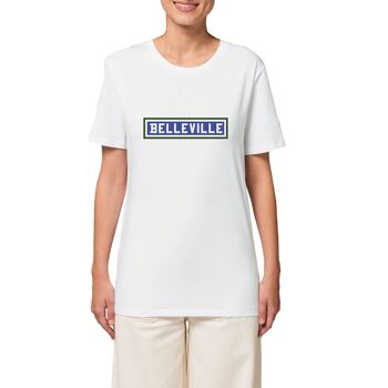 T-shirt imprimé Belleville - Blanc 3