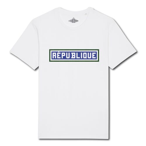 T-shirt imprimé République - Blanc