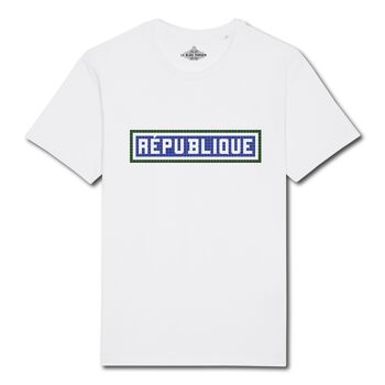 T-shirt imprimé République - Blanc 1