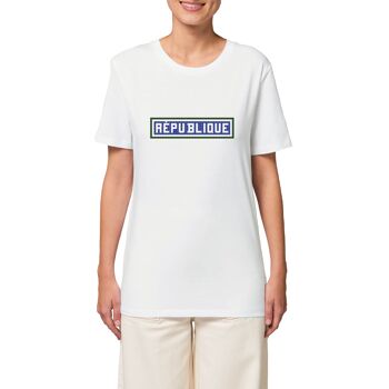 T-shirt imprimé République - Blanc 3